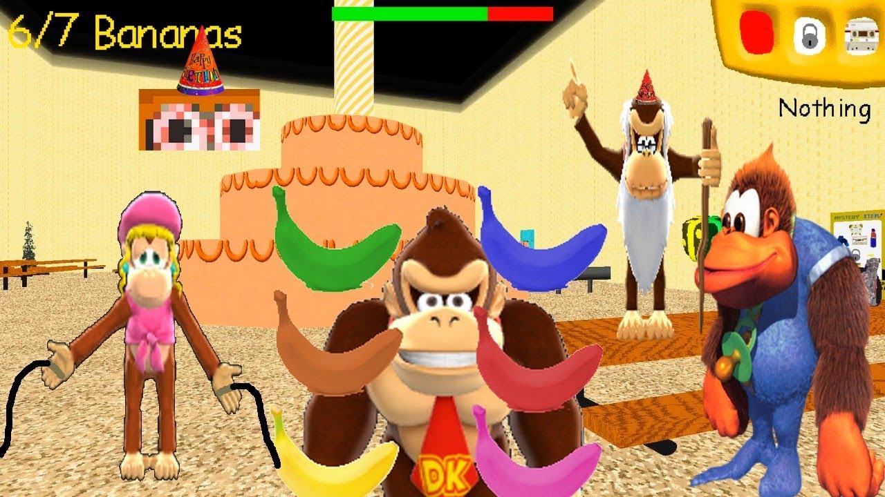 Donkey Kong's Basics Birthday Bash (Baldi's Basics Birthday Bash Mod)