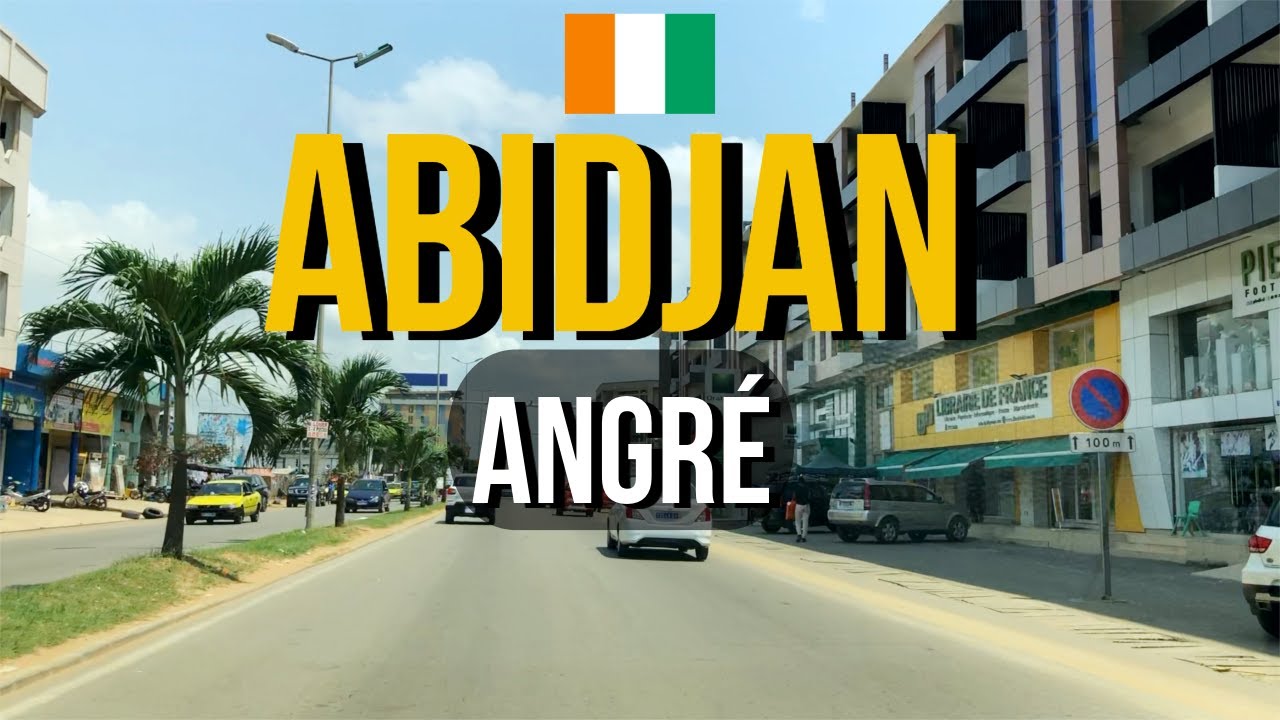 Abidjan Cocody Riviera III direction Angré en pleine Construction
