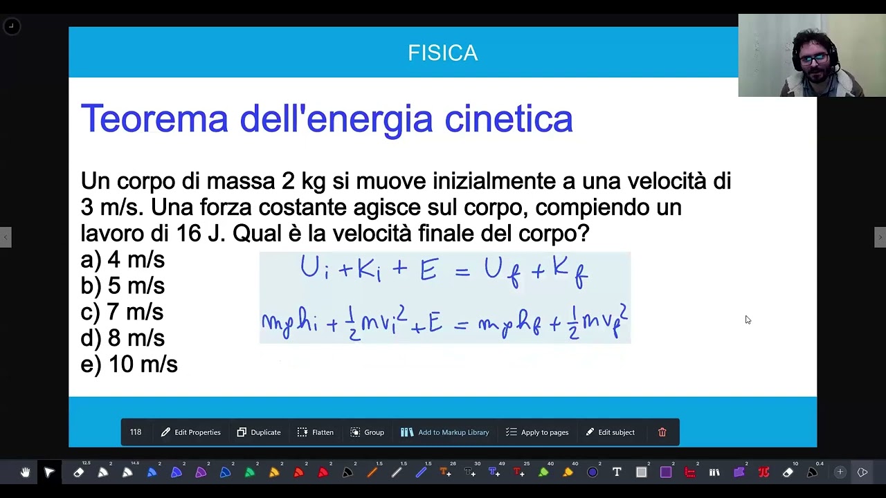 Teorema dell'energia cinetica