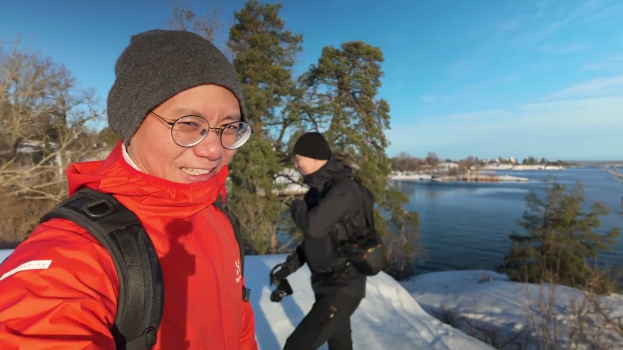 Winter Walk in Näsby, Djursholm, Stocksund, Bockholmen, Sweden