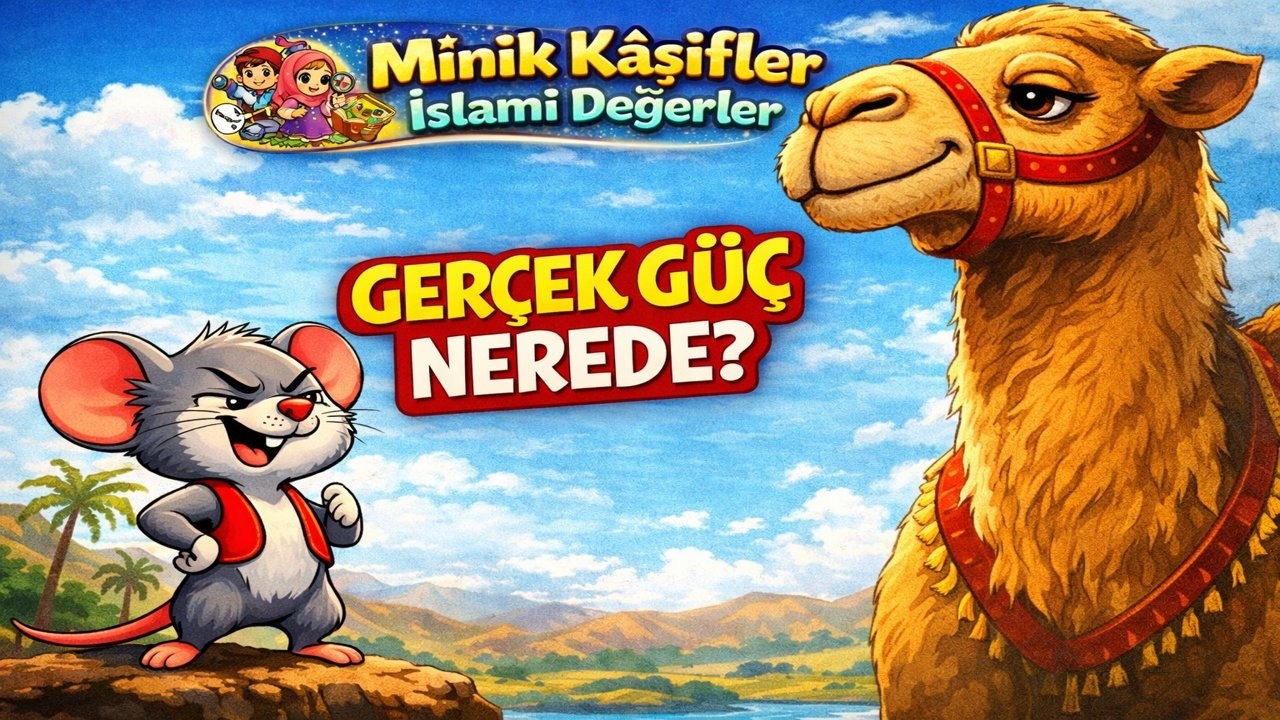 Deve ile Fare | Kibir ve Tevazuyu Anlatan İbretlik Çocuk Hikâyesi