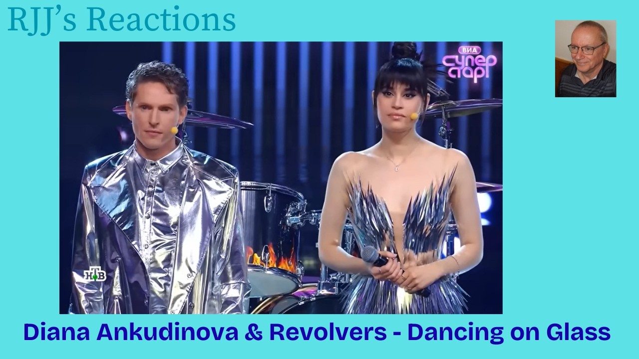 Диана Анкудинова и группа Revolvers - Dancing on Glass (шоу VIA Superstar) 🇨🇦 Реакция RJJ