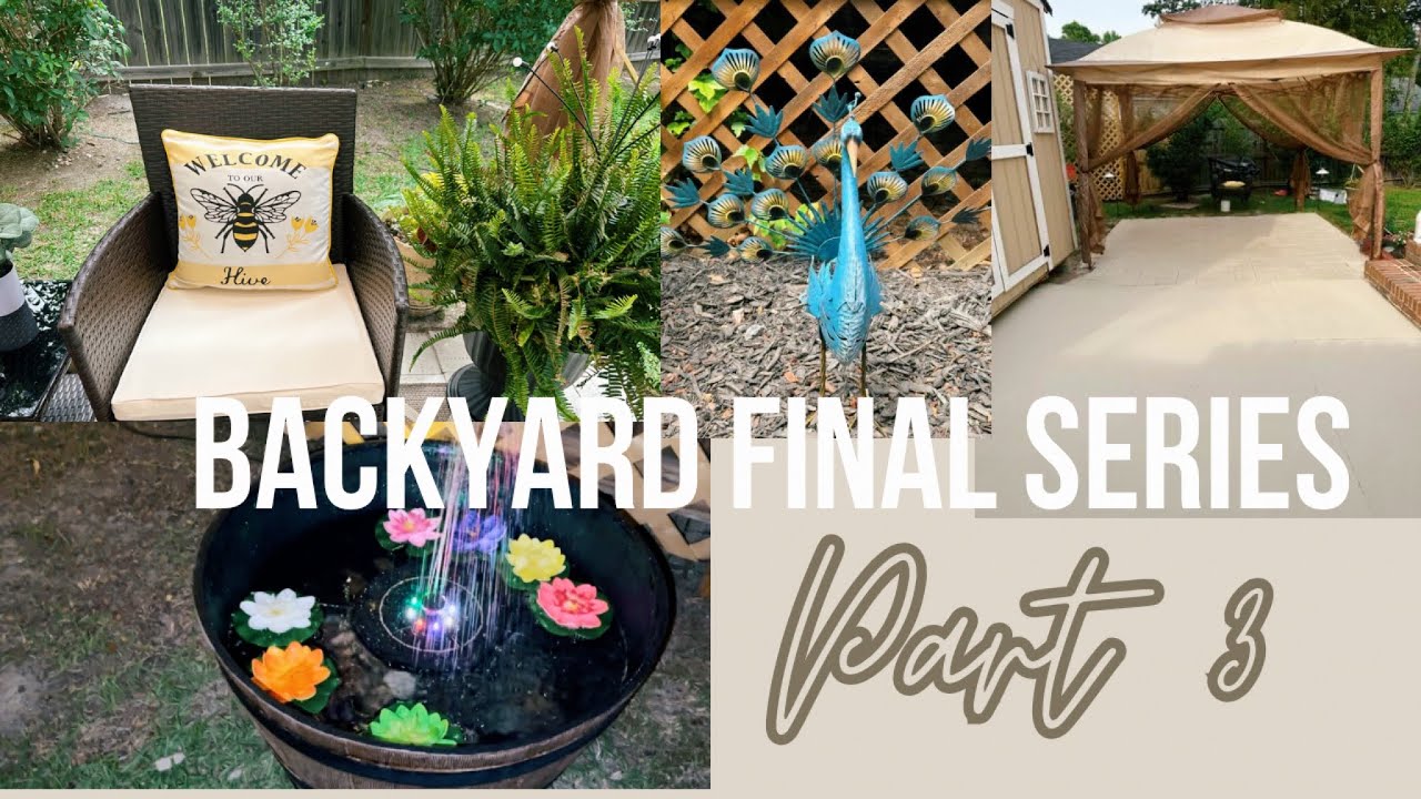 Part 3 Backyard Series|Outdoor Decor|4th of July|Patio Transformation