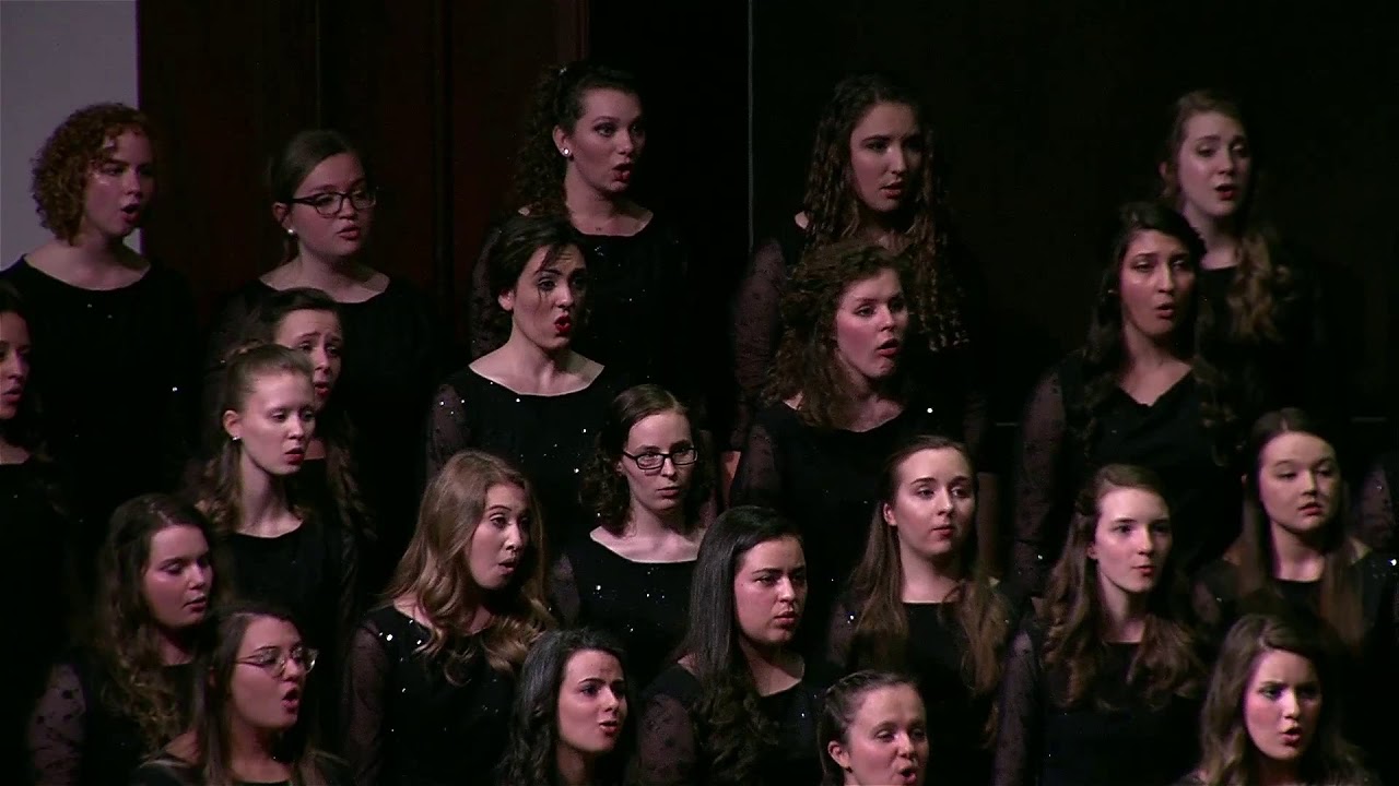 I'm Gonna Sing 'Till the Spirit Moves in My Heart, Moses Hogan.  BJU University Singers.