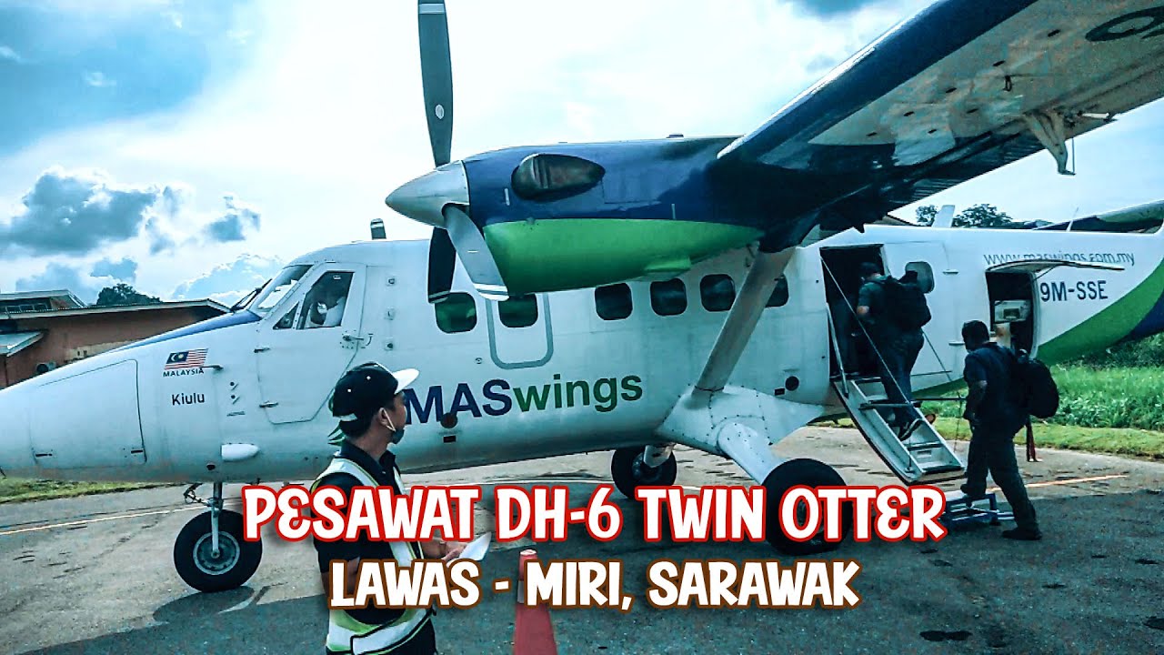 PENGALAMAN MENAIKI PESAWAT KECIL MASWING | PENERBANGAN DARI LAWAS KE MIRI, SARAWAK