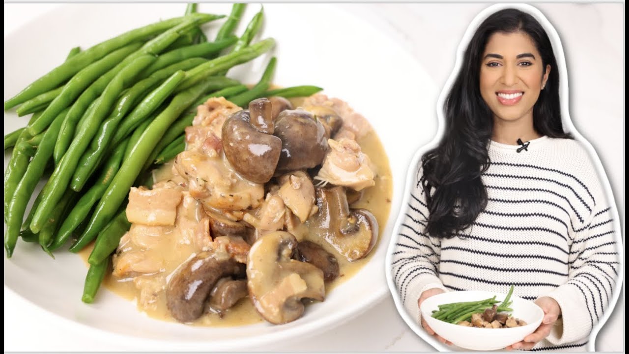 French-style Creamy Mushroom Chicken (Inspired by my father-in-law!)