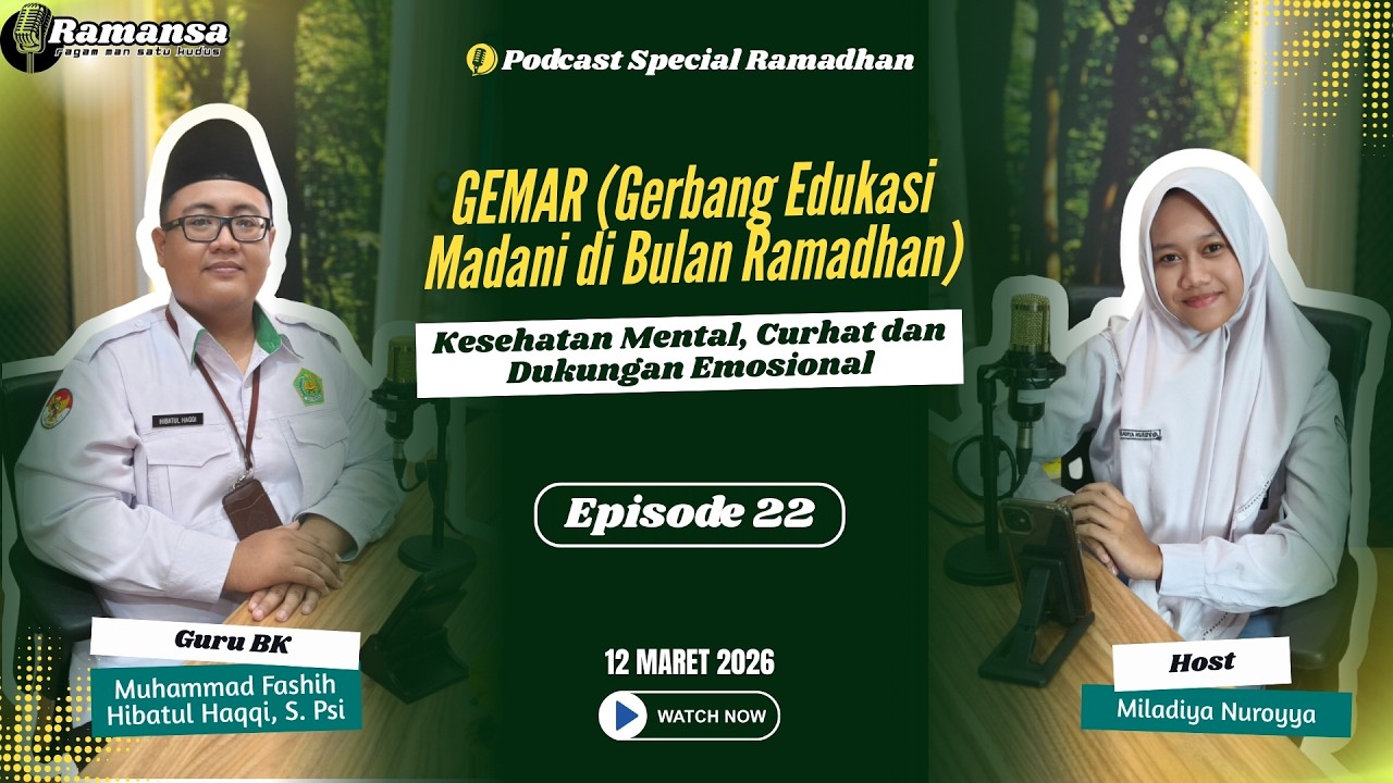Kesehatan Mental, Curhat dan Dukungan Emosional | Gemar Ep. 22 bersama M Fashih Hibatul Haqqi, S.Psi