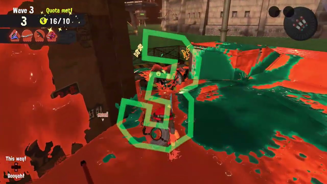 Splatoon 3 Salmon run clip