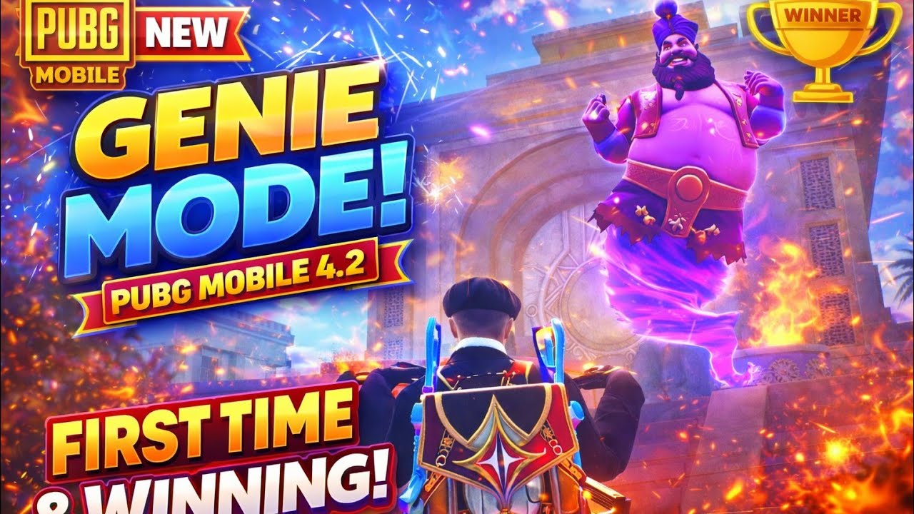 PUBG Mobile GENIE MODE Is Back 🧞‍♂️ | First Time Playing & WIN