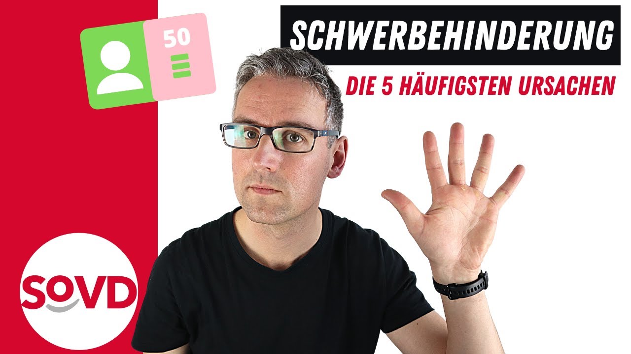 Schwerbehinderung: Die 5 h&auml;ufigsten Ursachen