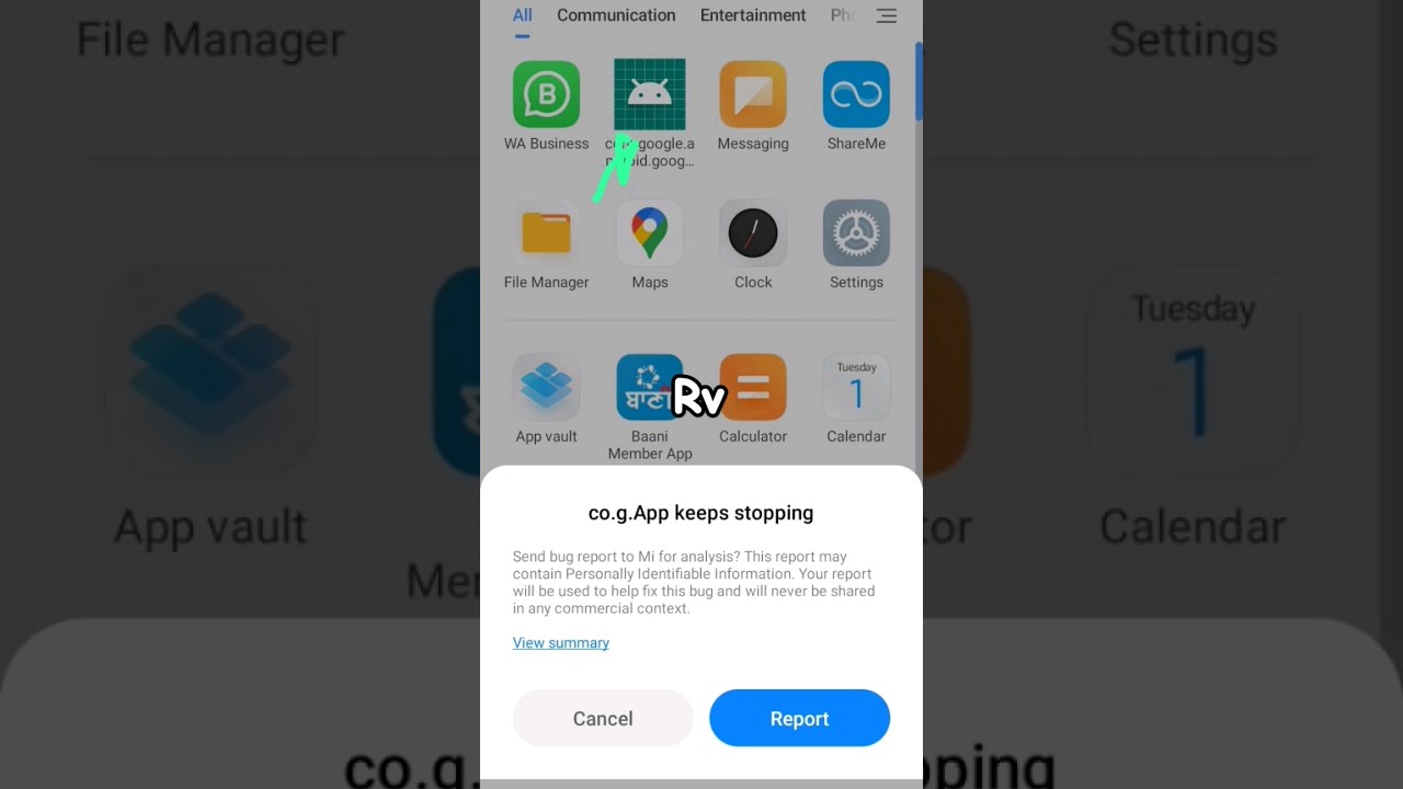 How to fix co.g.app keeps stopping mi xiaomi redmi poco #android #xiaomi #pocox3pro