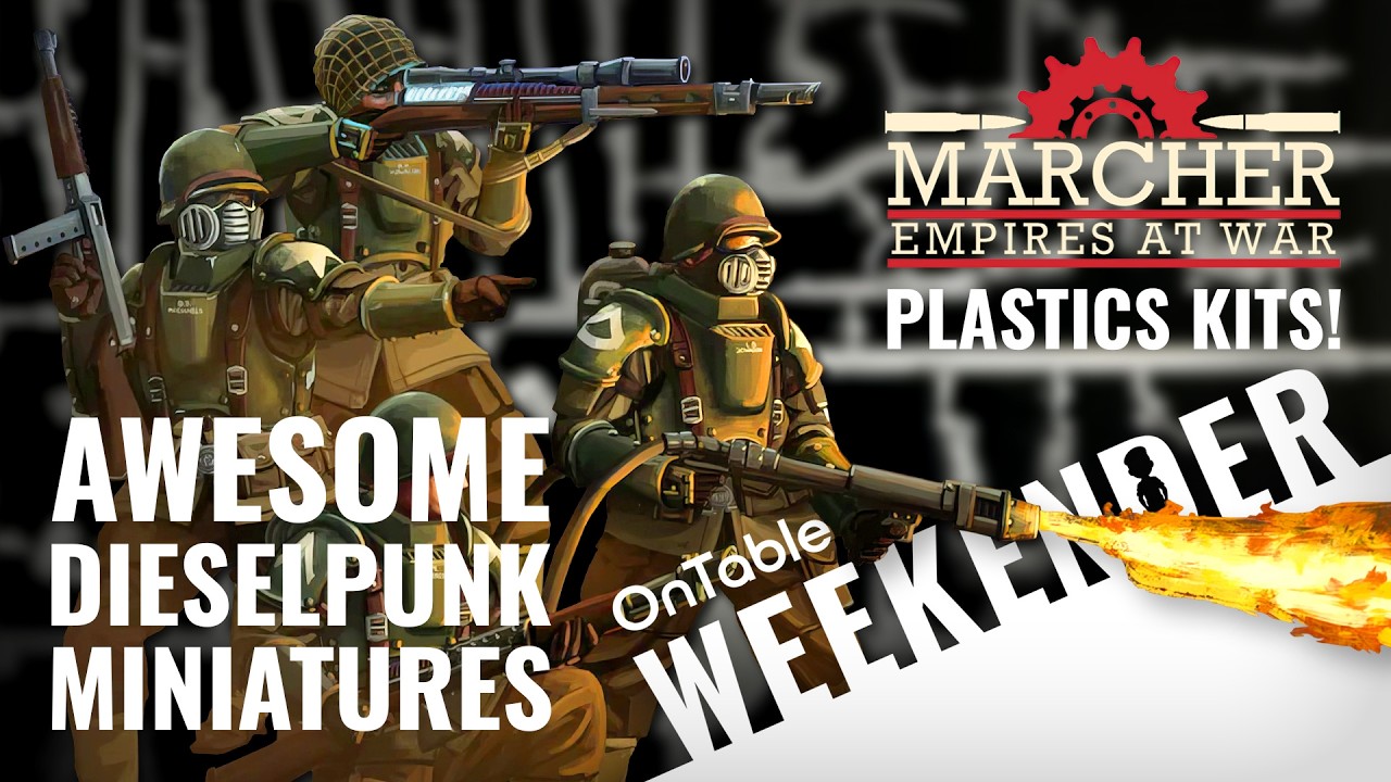 Marcher Plastic Kits Revealed! Stunning Dieselpunk Wargaming Miniatures #OTTWeekender