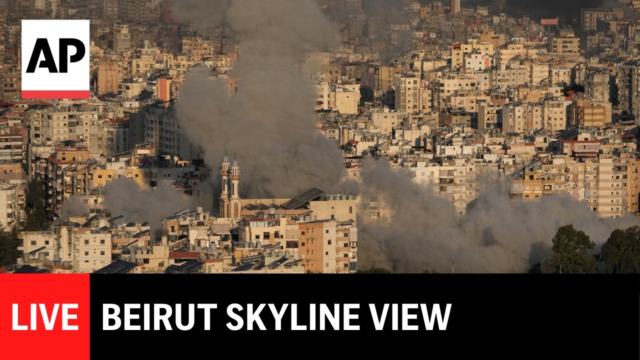 LIVE: Beirut skyline as Israeli military ramps up operations in Lebanon