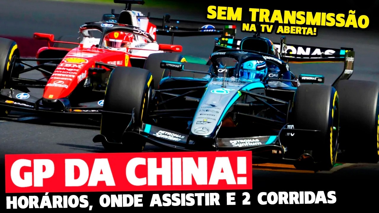🚨GP DA CHINA SEM TRANSMISSÃO NA GLOBO: SPRINT, HORÁRIOS E ONDE ASSISTIR | FÓRMULA 1 | GP EM CASA