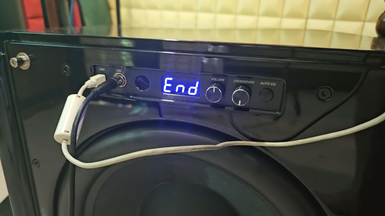 Velodyne DD15 Plus subwoofer Self-EQ Optimization
