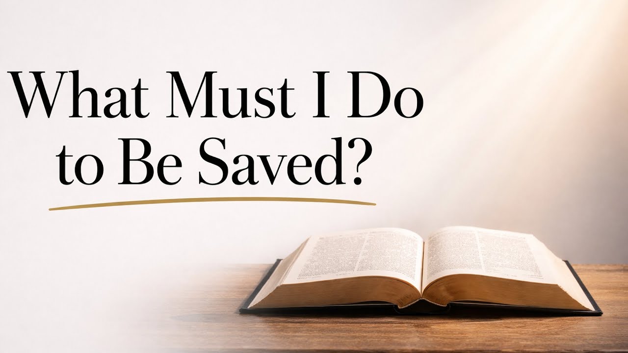 What Must I Do to Be Saved? — A Gospel Message (Live | Ottawa)