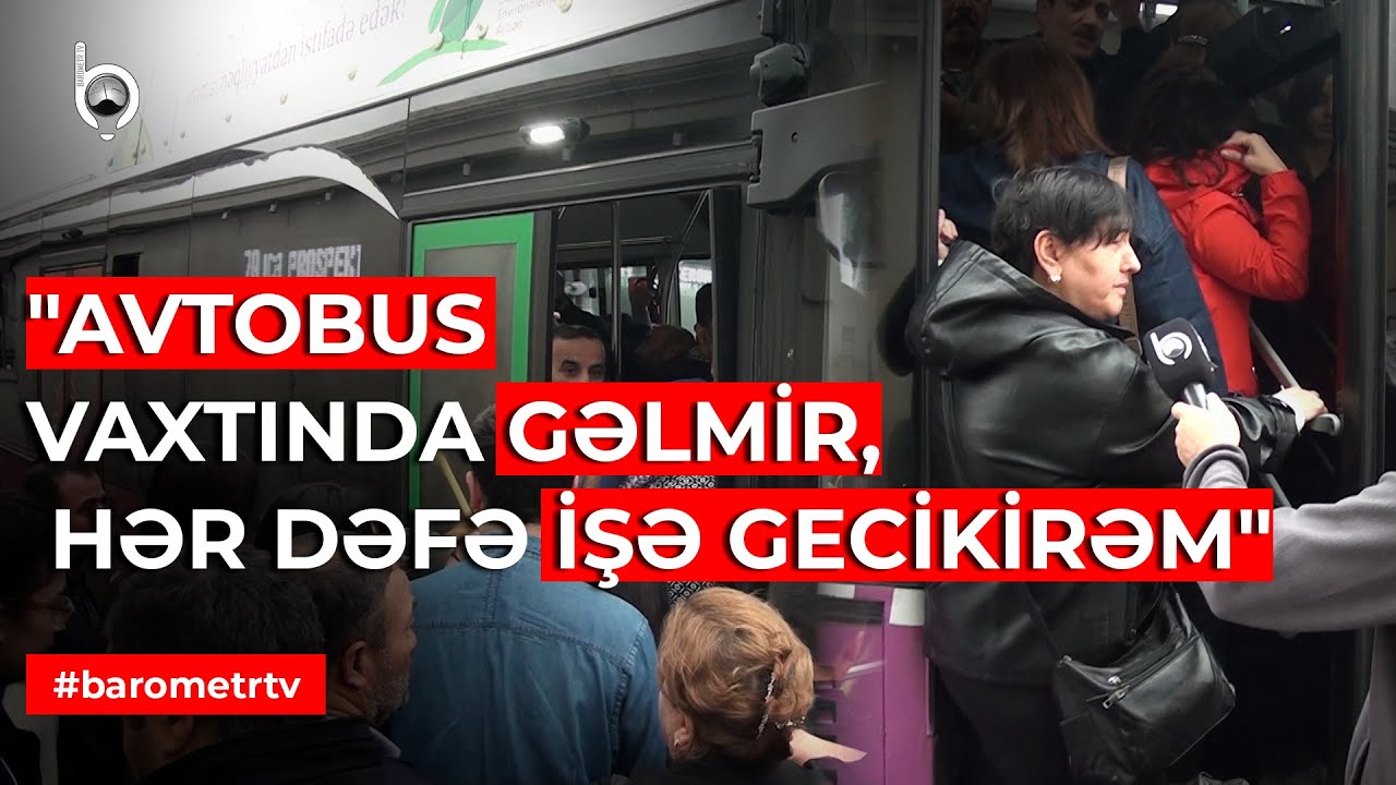 Başınıza oyun açacam! – Bakıda avtobus böhranı | Sakinlər ayağa qalxdı | Barometr TV