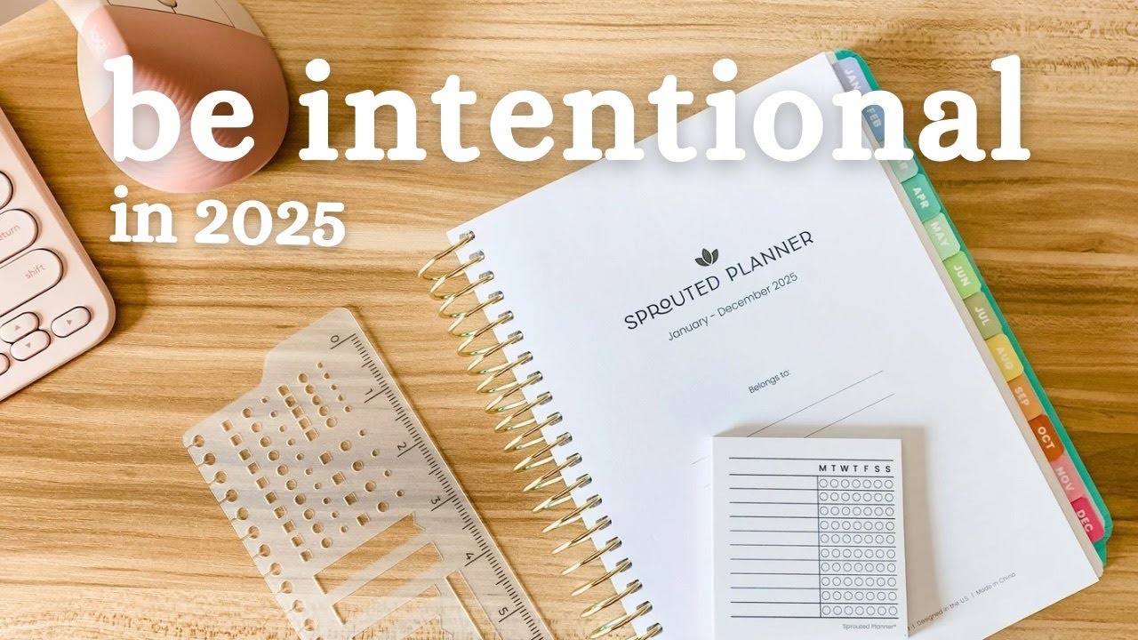 Most Intentional & Functional 2025 Weekly Planner | Sprouted Planner Review