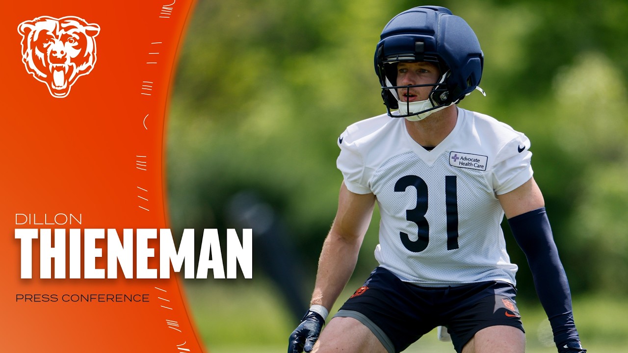 Dillon Thieneman reflects on first Bears offseason | Press Conference