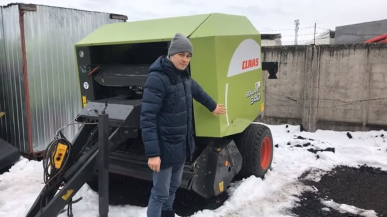 Обзор прессподборщика клас claas rollant 340