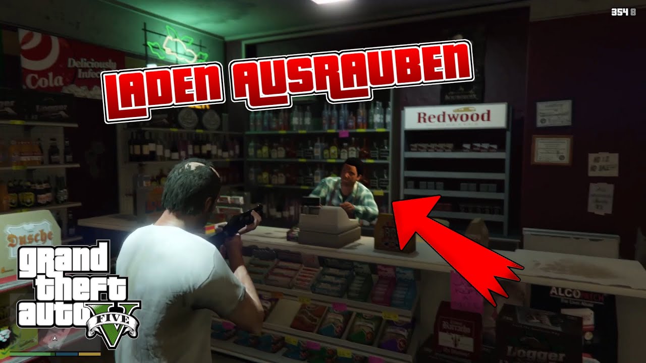 Gta 5 Laden ausrauben / &uuml;berfallen Tutorial - Gta 5 Geld bekommen