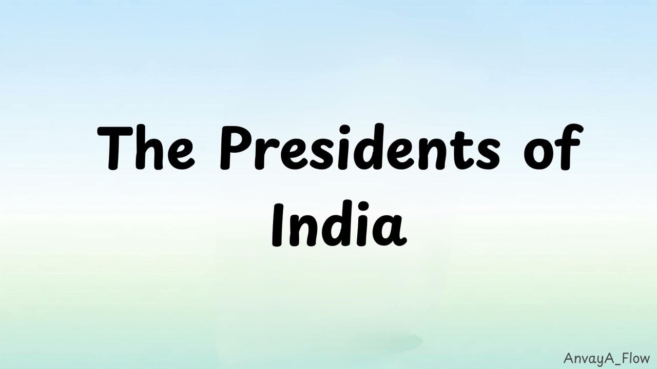 Presidents of India #PresidentsOfIndia