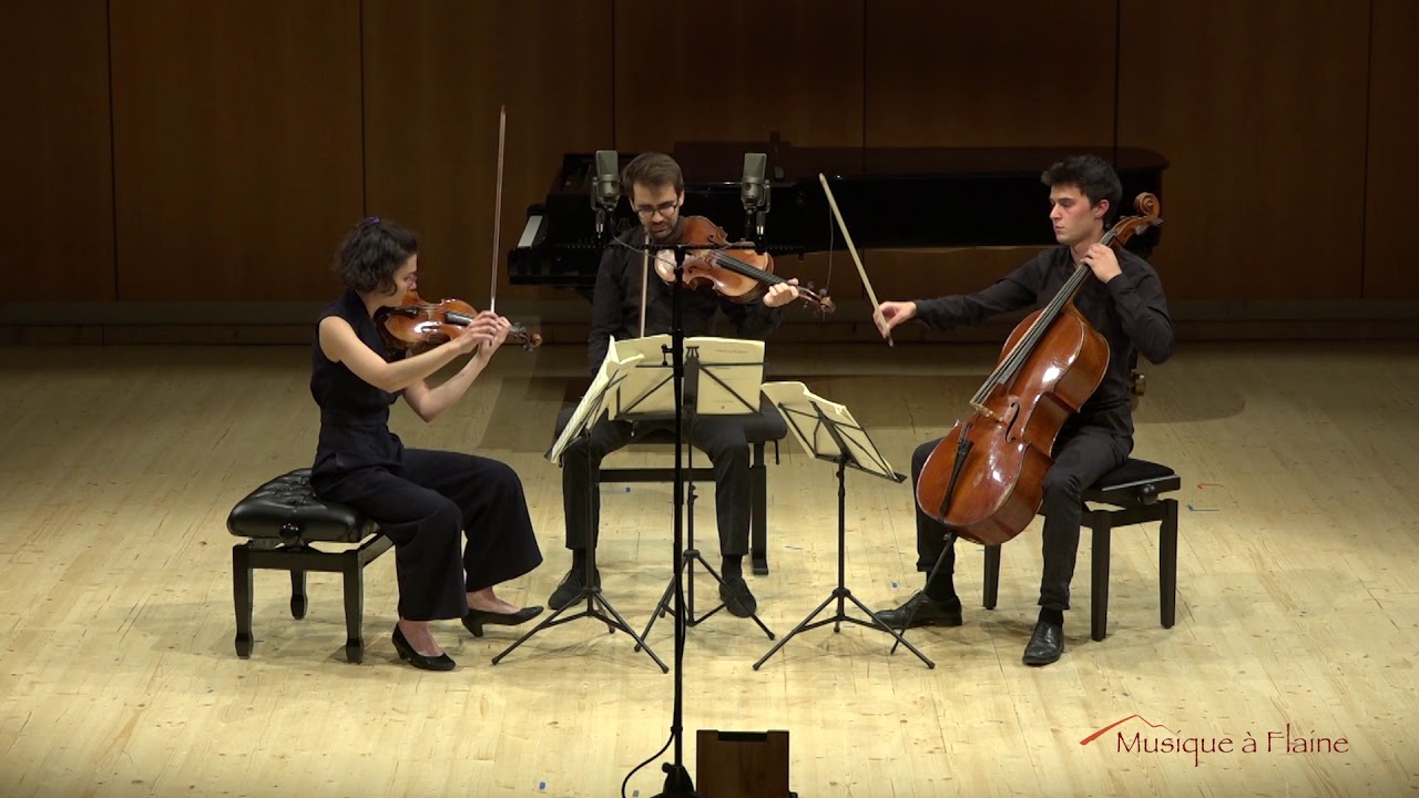 Trio Bellefeuille - BEETHOVEN Trio à cordes n°5 op.9 n°3 en do mineur - Festival Musique à Flaine