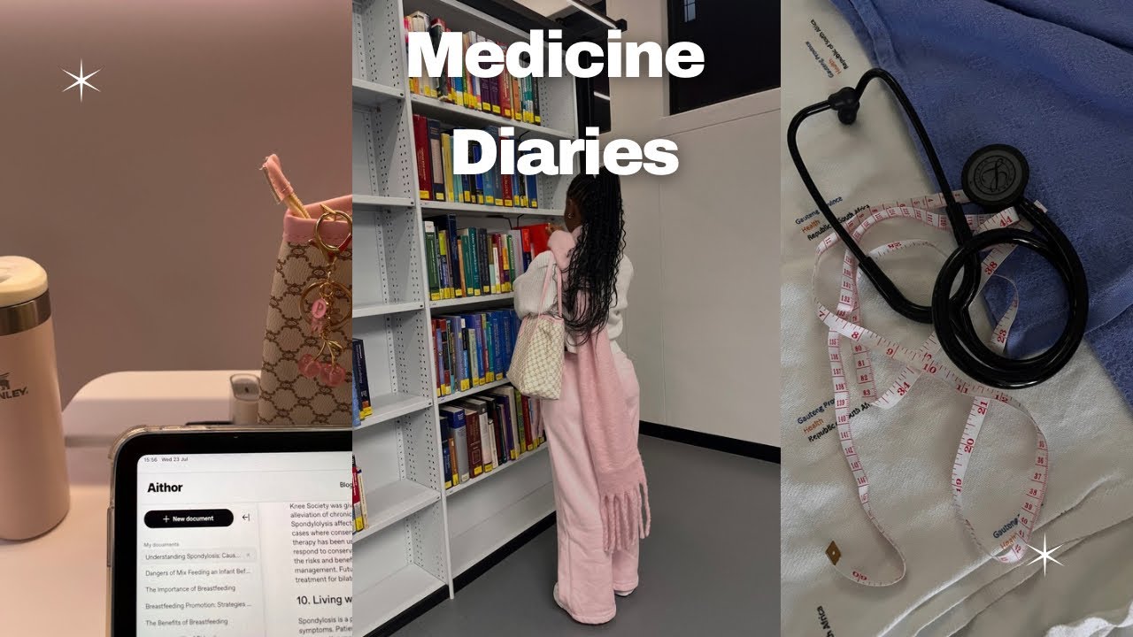 𐙚 medicine diaries🩺: week in the life + FIRST osce + 🫀hospital rotations + studying📚 