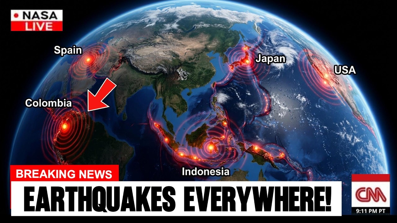 EARTHQUAKES EVERYWHERE! Colombia, Indonesia, Japan, SPAIN, USA&ndash; WHAT IS HAPPENING?!