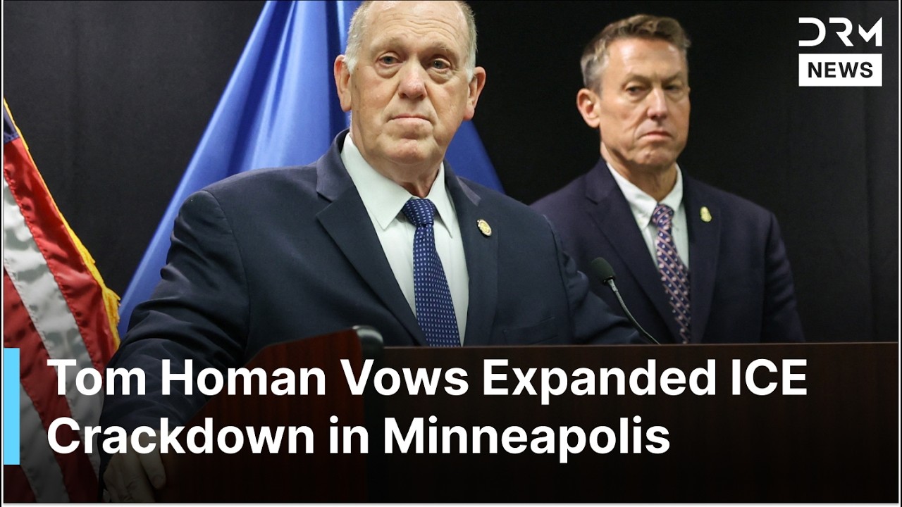 FULL PRESSER: Tom Homan Vows Expanded ICE Crackdown in Minneapolis Amid Protests & Shootings | AC1G