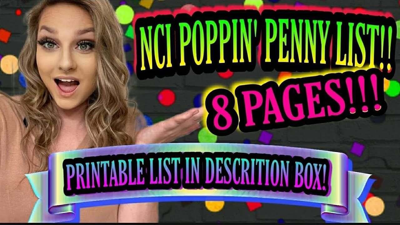 Poppin Nci penny list