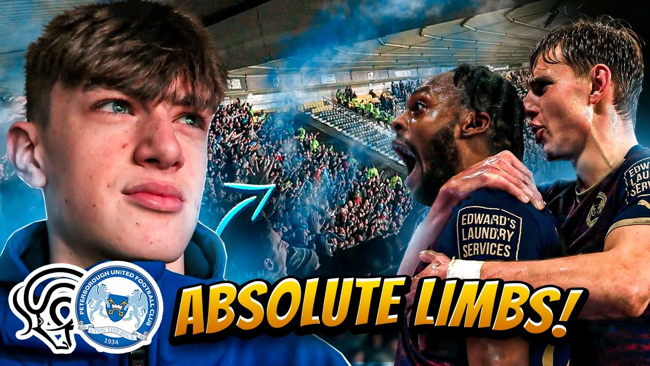 CARNAGE & LATE GOALS in DERBY COUNTY vs PETERBOROUGH UNITED
