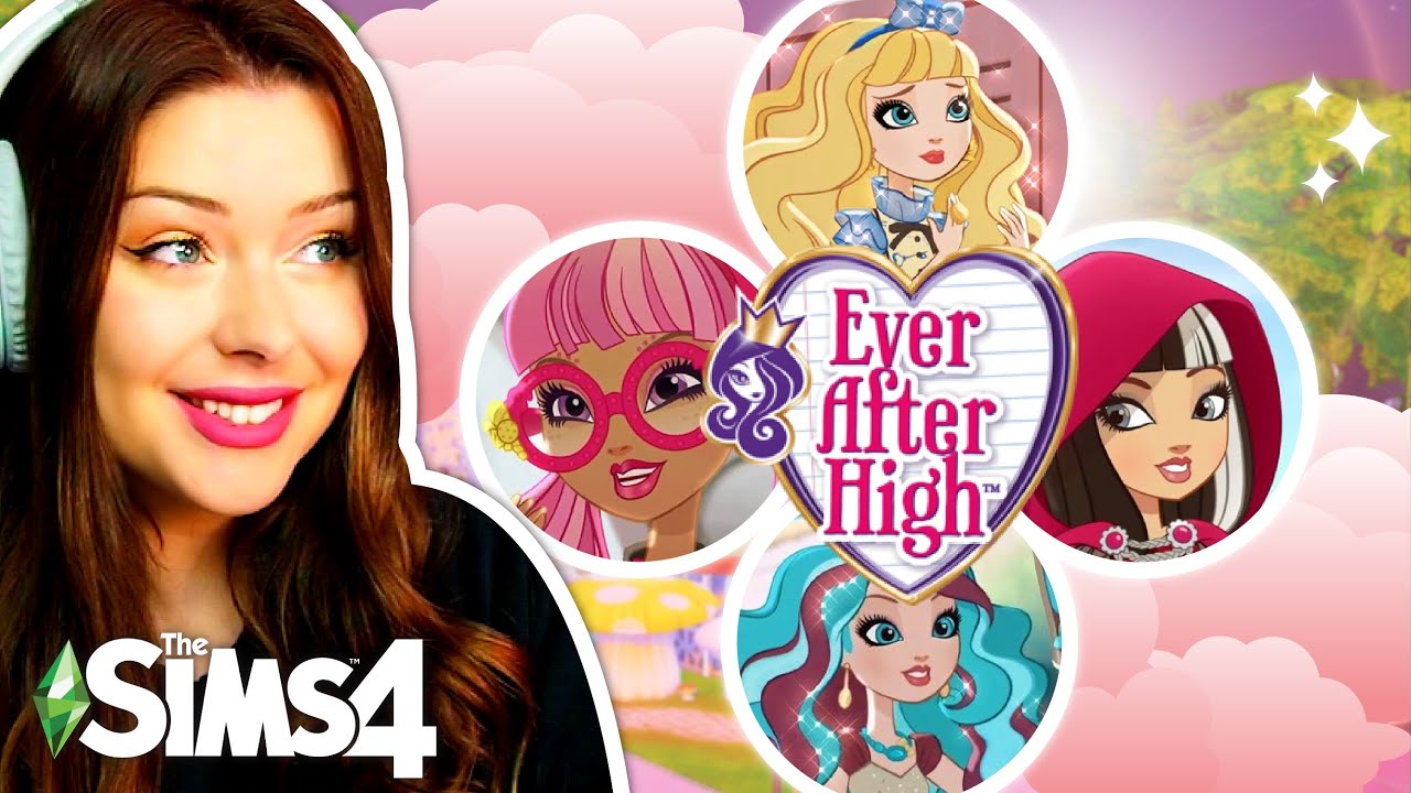 Подростковые общежития, но для кукол EVER AFTER HIGH в The Sims 4