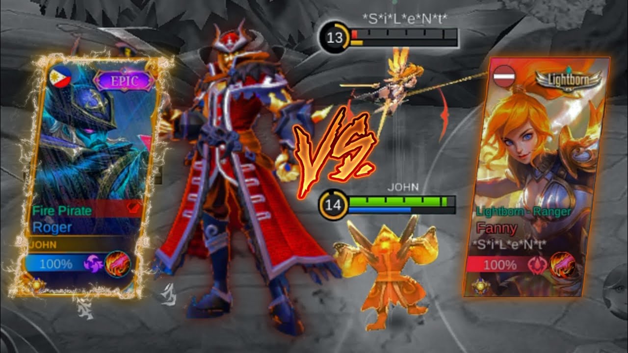 FIRE PIRATE ROGER METS FANNY AGGRESSIVE | WHO WILL WIN? | ROGER BEST BUILD MLBB | ʀᴊᴍ ᴘʟᴀʏs