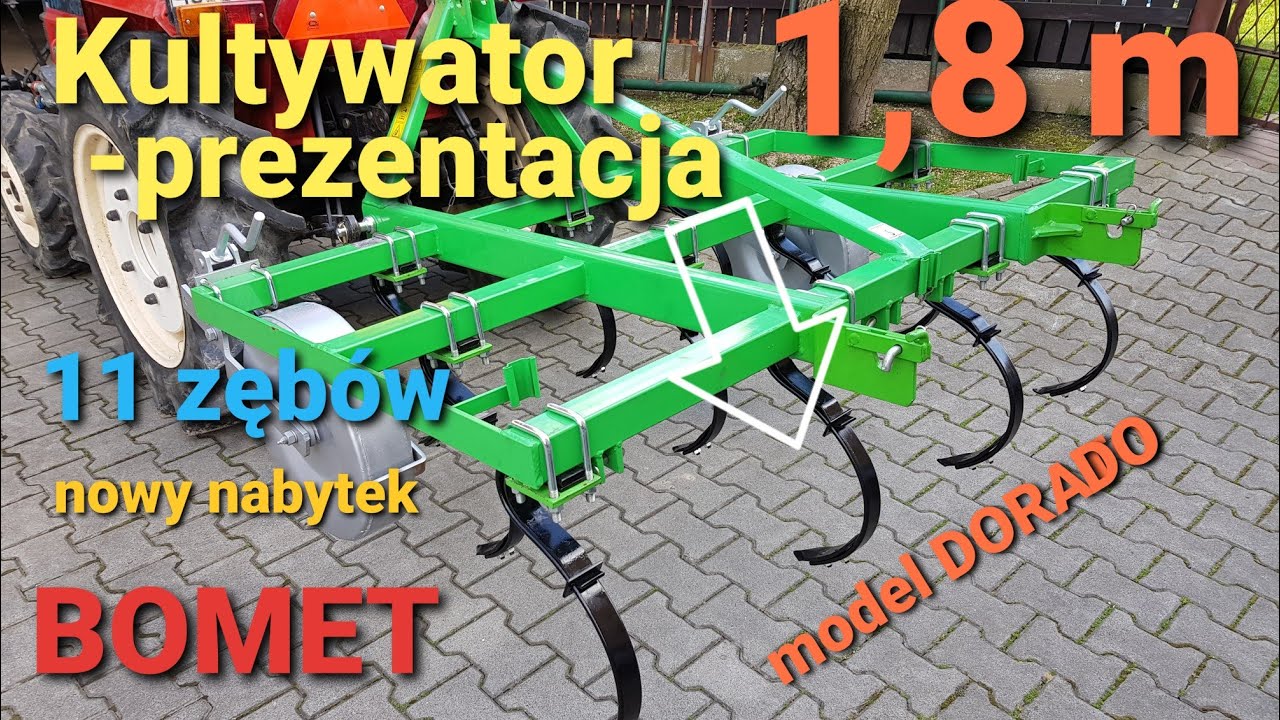 Nowy nabytek kultywator Bomet 1,8m Dorado & YANMAR F24D