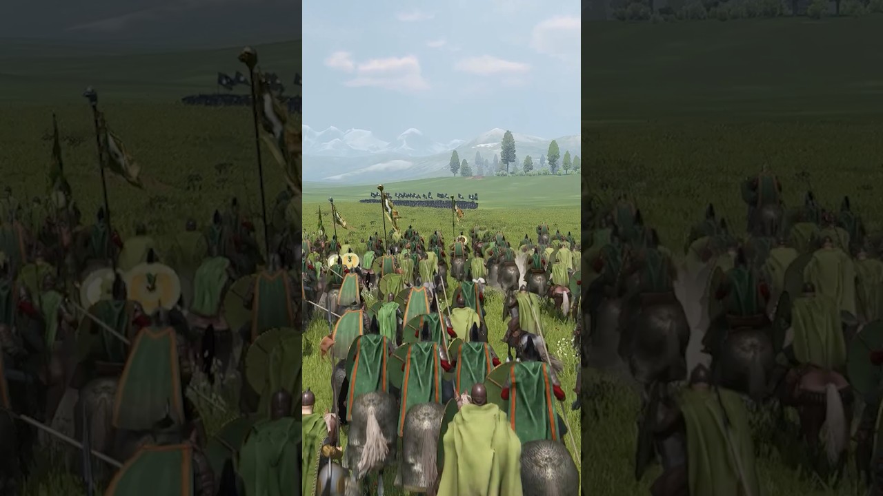 The Riders of Rohan Charge | Mount & Blade 2: Bannerlord Lord of the Rings Mod
