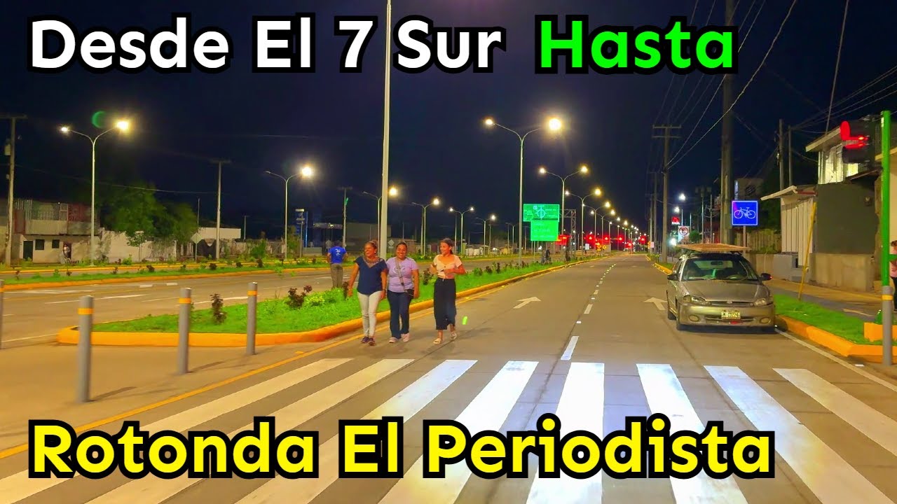 Así AVANZA La Nueva Pista En Managua Nicaragua irl