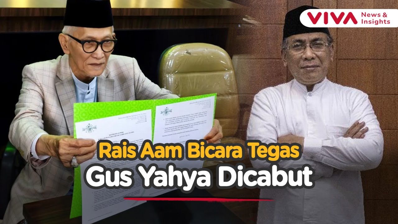 Struktur PBNU Dirombak! Rais Aam Umumkan Pencabutan Wewenang Gus Yahya