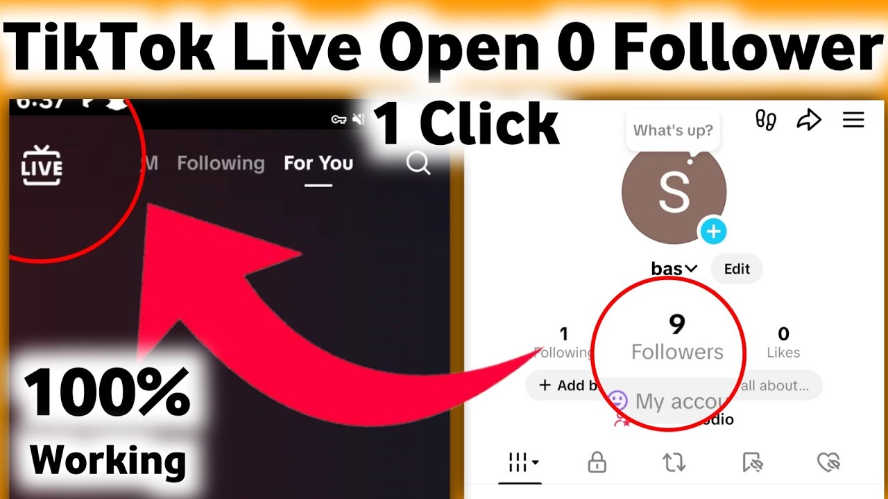 how to enable live option on tiktok,tiktok live option enable /tiktok live option not showing