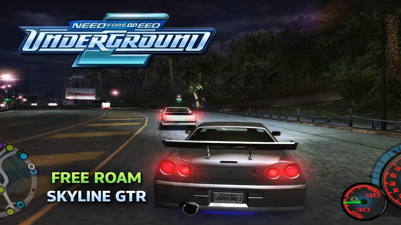 Need for Speed: Underground 2 - Free Roam with Skyline GTR | No Commentary