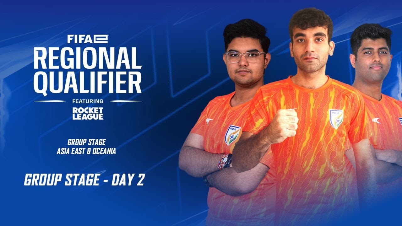 FIFAe Regional Qualifier 2025 ft. Rocket League | Team India | Group Stage | Day 2 | LIVE