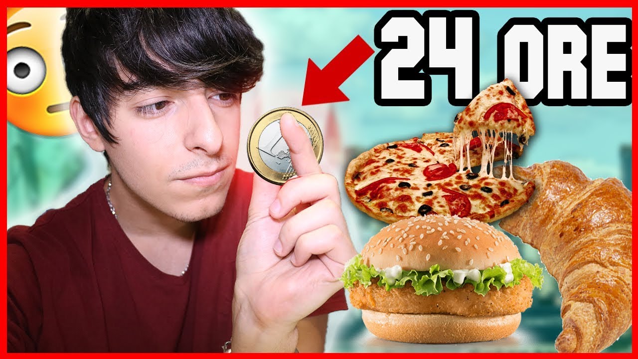 SOPRAVVIVO SOLO con CIBO da 1 EURO PER 24 ORE! PEPIYOS