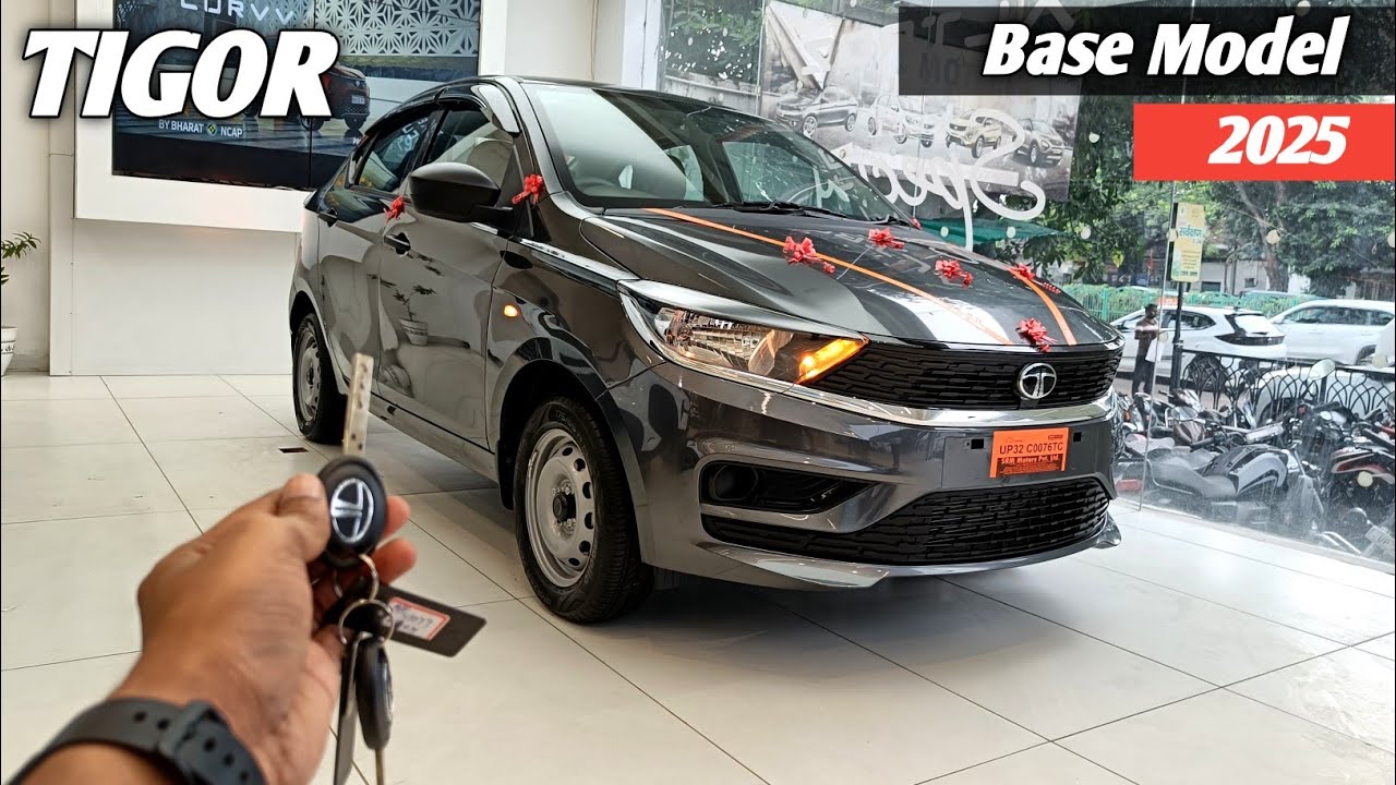 Tata Tigor Base Model Xm 2025 ❣️| TIGOR Base Model Review !! Price • Features 😍|