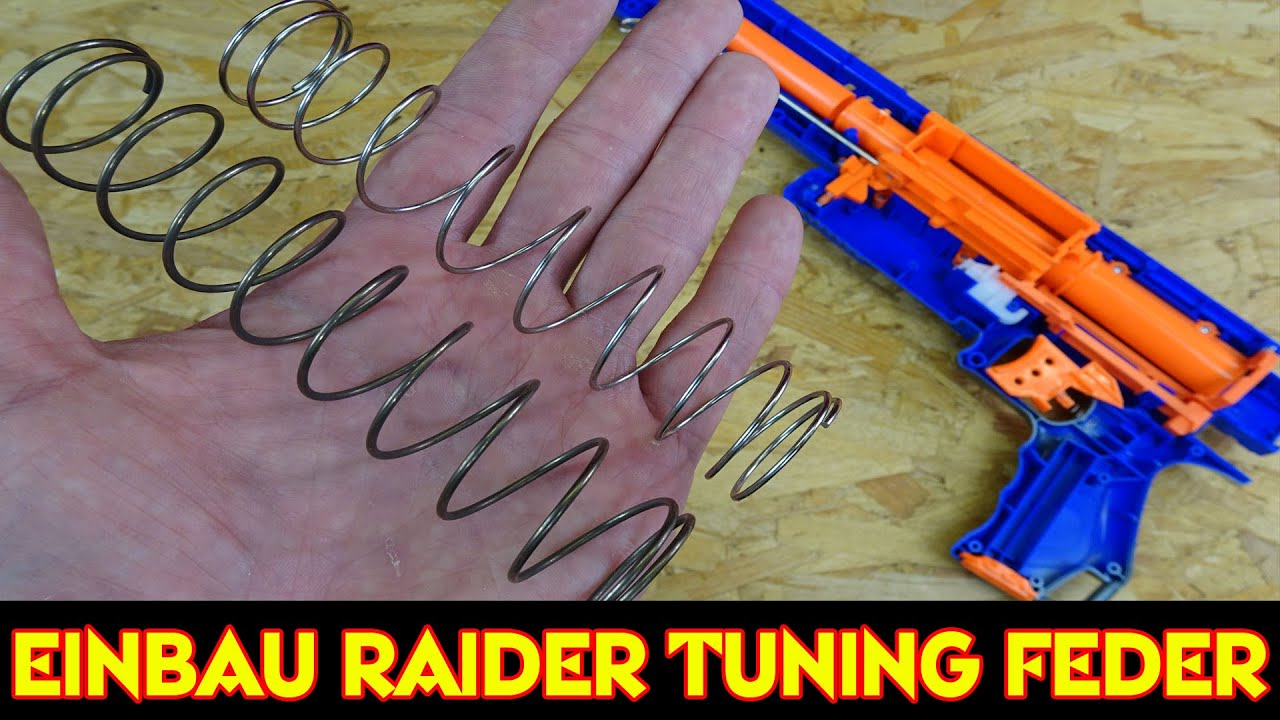 EINBAU BLASTERPARTS TUNING FEDER IN NERF RAIDER CS-35