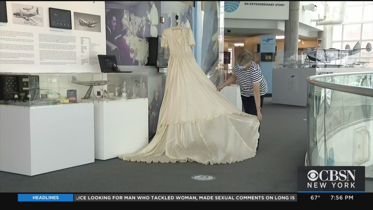 Wedding Gown Made Out Of WWII Parachute On Display At Long Island Museum