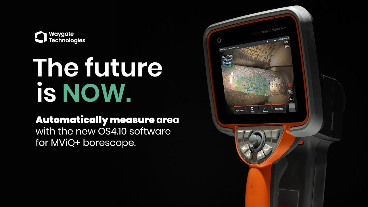 THIS is the borescope software update you can't miss - OS4.1 on MViQ+ includes automatic measurement