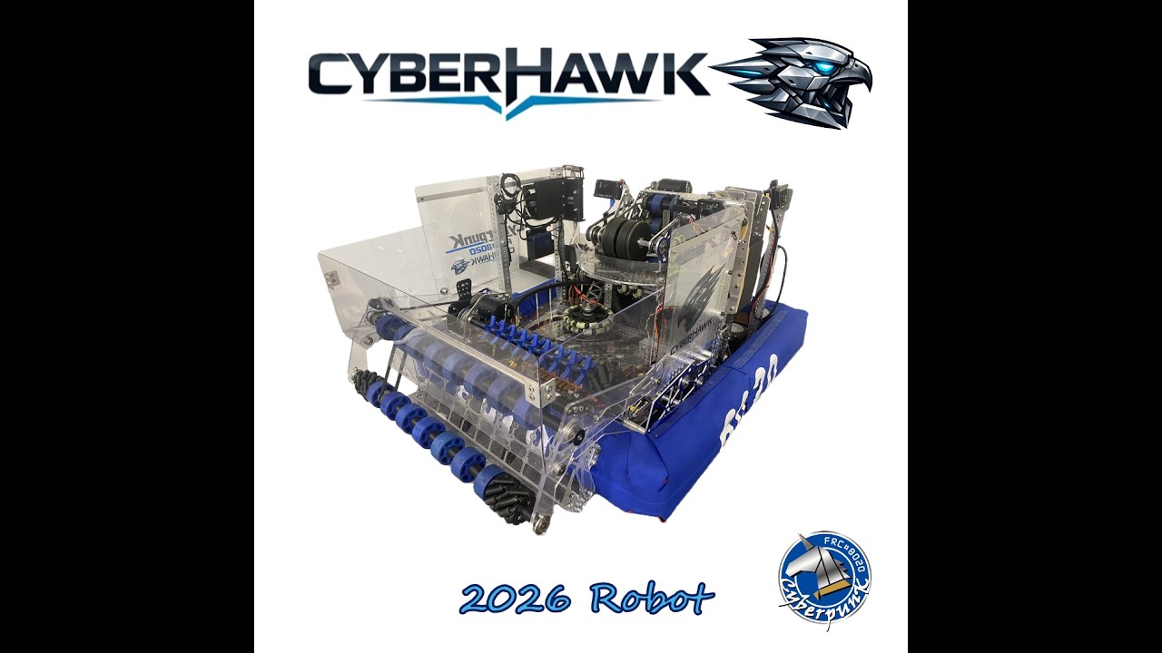 2026 Robot Reveal - CyberhawK | CyberpunK FRC#8020 建中機研