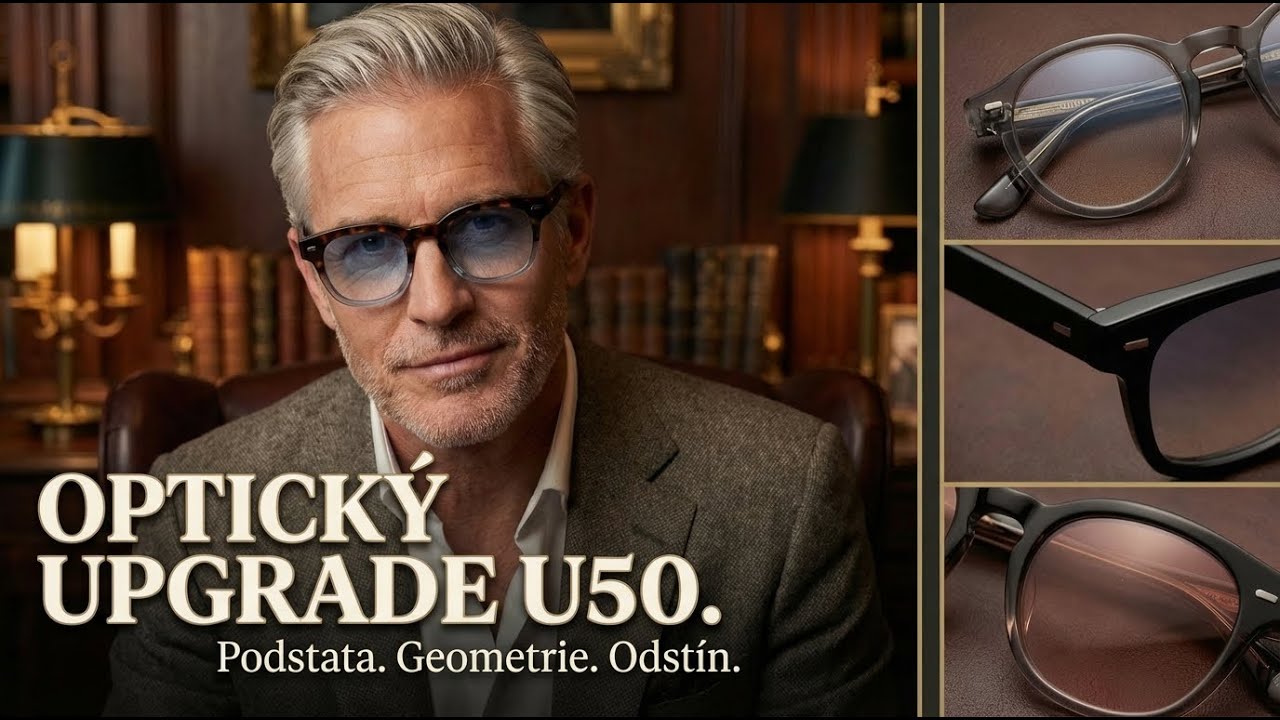 Jak vybrat brýle pro muže nad 50 let: 3 pravidla optické autority