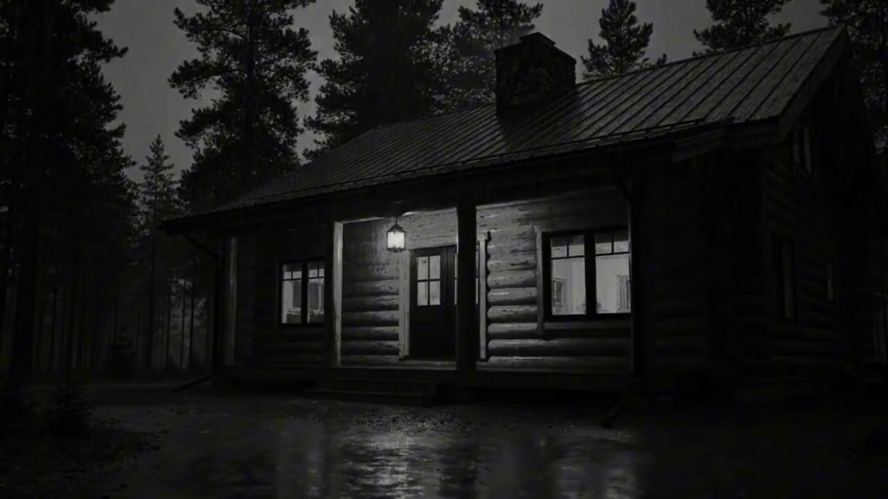 Cozy Cabin Thunderstorm Sounds | Heavy Rainfall for Deep Sleep All Night