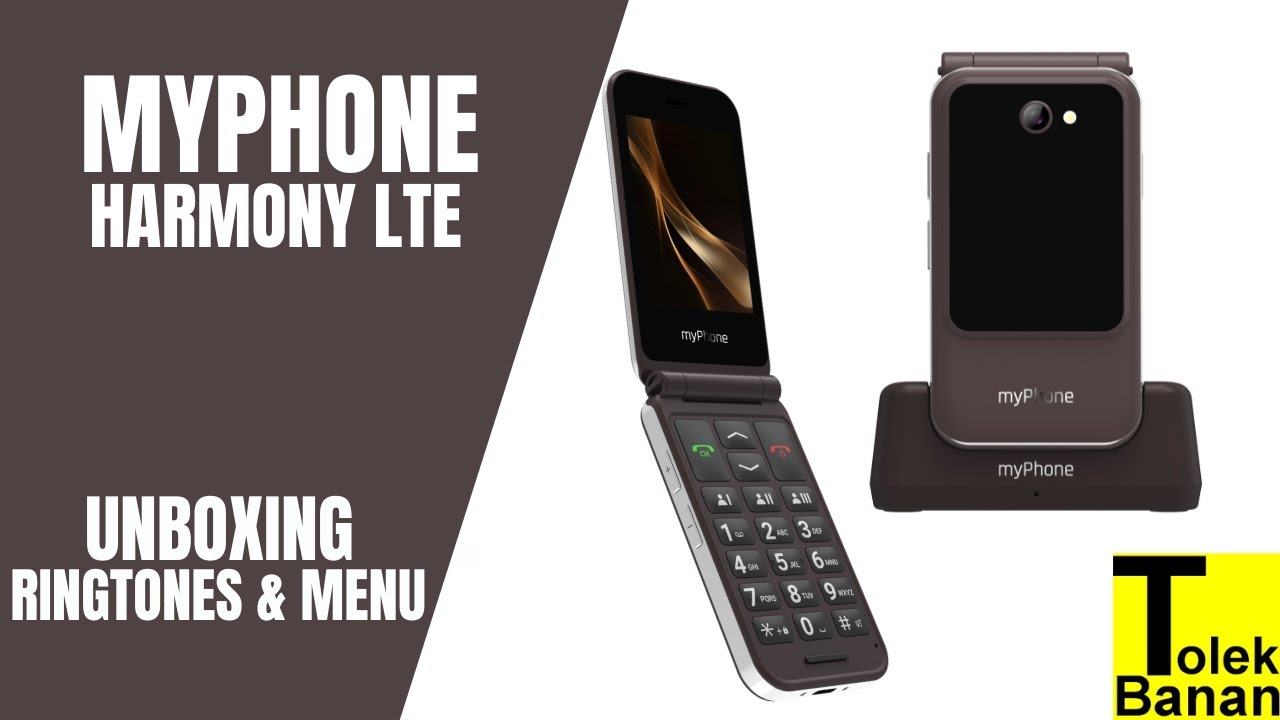 myPhone Harmony LTE Praline Collection - Unboxing / Menu & Ringtones / Dzwonki - Telefon dla seniora